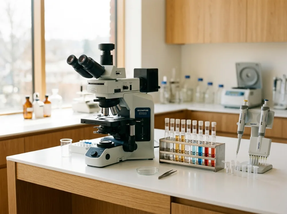 Imagen ilustrativa de análisis de laboratorio